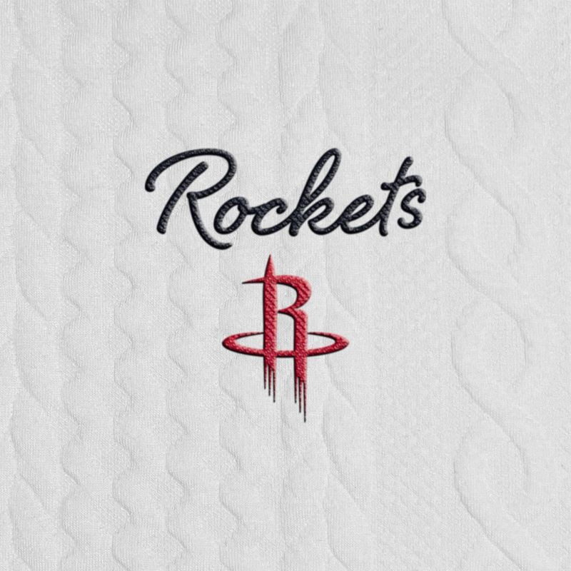 slide 4 of 4, NBA Houston Rockets Women's Long Sleeve Crusive Textured White Hooded Sweatshirt - S, 1 ct