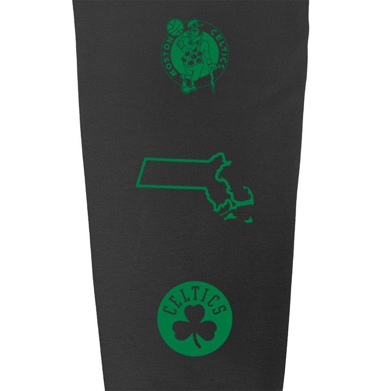 slide 5 of 5, NBA Boston Celtics Women's Long Sleeve V-Neck Fleece Sweatshirt - S, 1 ct