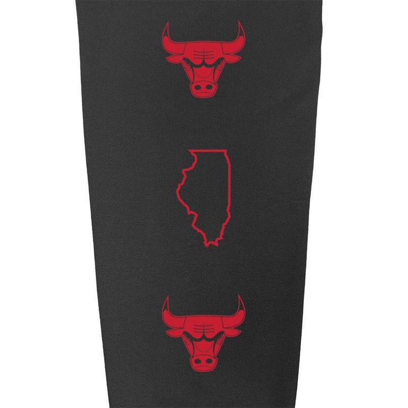 slide 5 of 5, NBA Chicago Bulls Women's Long Sleeve V-Neck Fleece Sweatshirt - S, 1 ct