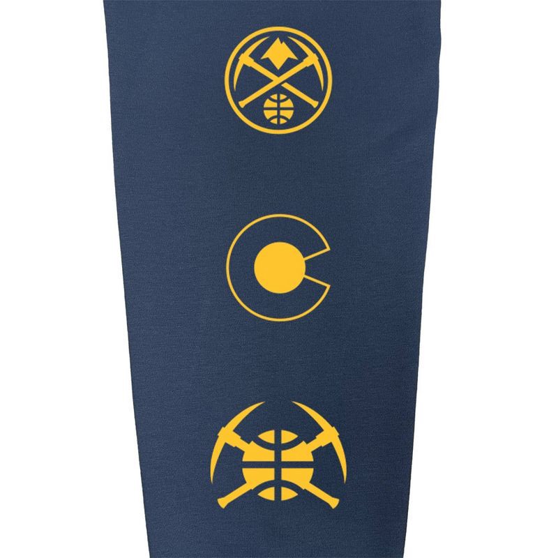 slide 5 of 5, NBA Denver Nuggets Women's Long Sleeve V-Neck Fleece Sweatshirt - L, 1 ct