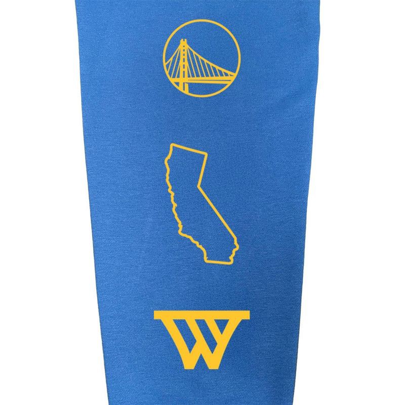 slide 5 of 5, NBA Golden State Warriors Women's Long Sleeve V-Neck Fleece Sweatshirt - L, 1 ct