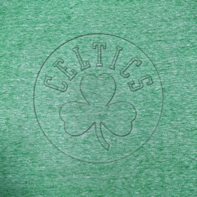 slide 4 of 4, NBA Boston Celtics Women's Embossed Crew Neck Fleece Sweatshirt - M, 1 ct