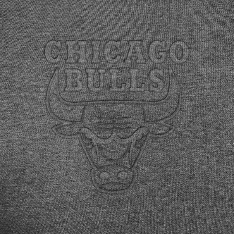 slide 4 of 4, NBA Chicago Bulls Women's Embossed Crew Neck Fleece Sweatshirt - M, 1 ct