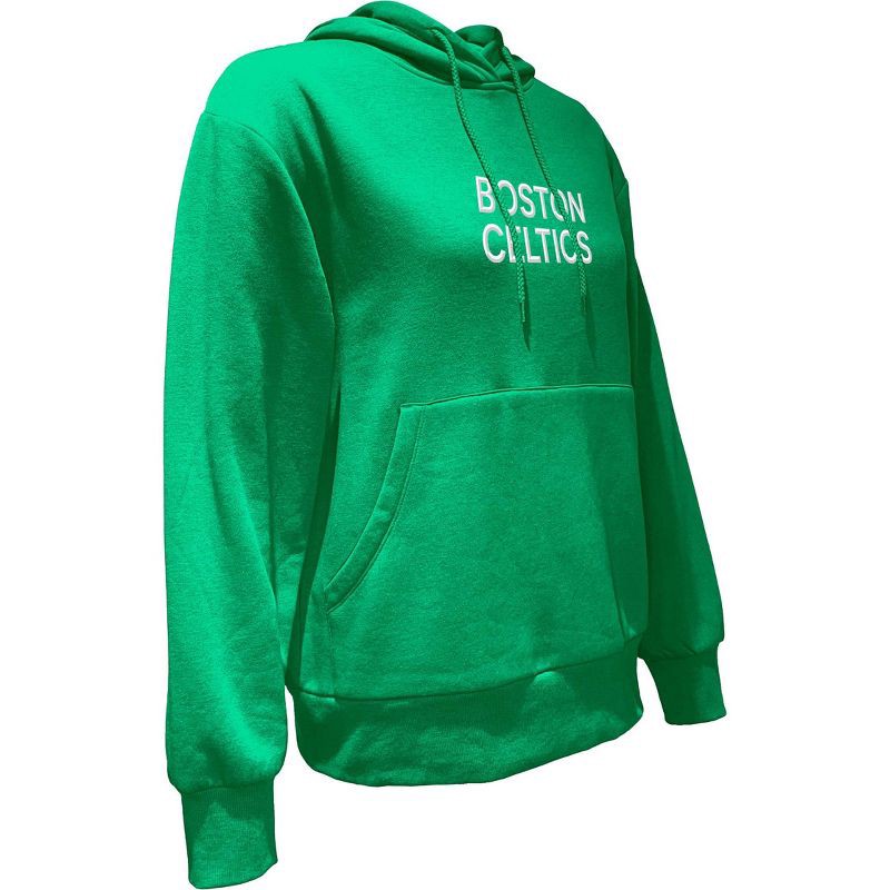 slide 3 of 4, NBA Boston Celtics Women's Long Sleeve Hooded Sweatshirt - M, 1 ct