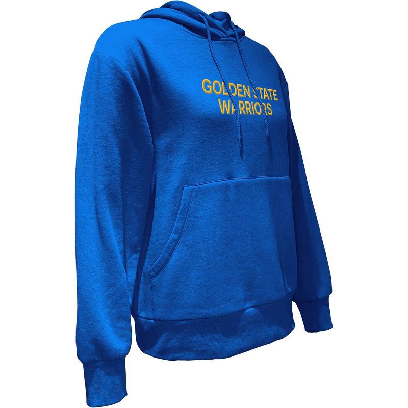 slide 2 of 4, NBA Golden State Warriors Women's Long Sleeve Hooded Sweatshirt - M, 1 ct