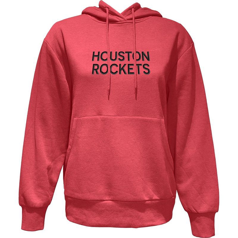 slide 1 of 4, NBA Houston Rockets Women's Long Sleeve Hooded Sweatshirt - L, 1 ct