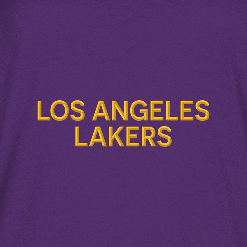 slide 4 of 4, NBA Los Angeles Lakers Women's Long Sleeve Hooded Sweatshirt - M, 1 ct