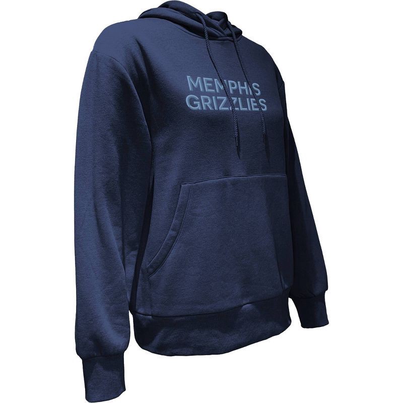 slide 2 of 4, NBA Memphis Grizzlies Women's Long Sleeve Hooded Sweatshirt - L, 1 ct