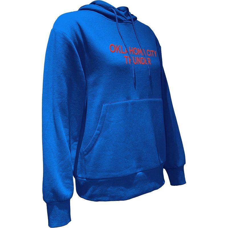 slide 2 of 4, NBA Oklahoma City Thunder Women's Long Sleeve Hooded Sweatshirt - L, 1 ct