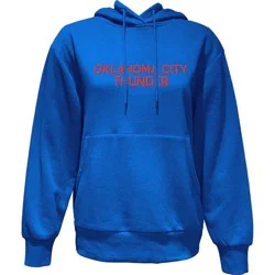 NBA Oklahoma City Thunder Women's Long Sleeve Hooded Sweatshirt - XL