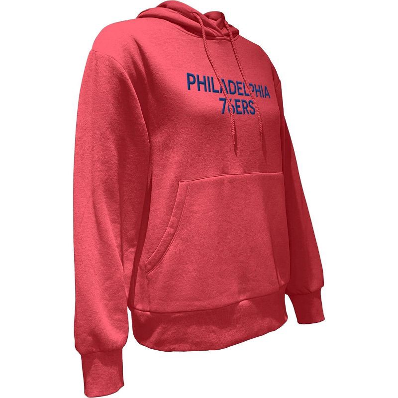 slide 2 of 4, NBA Philadelphia 76ers Women's Long Sleeve Hooded Sweatshirt - XL, 1 ct