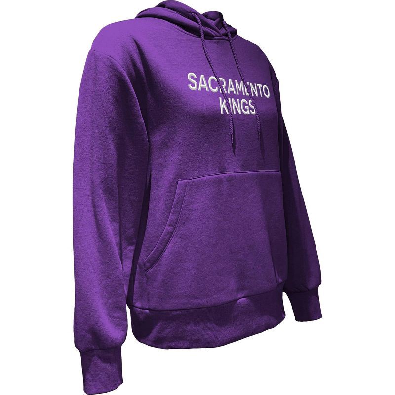 slide 2 of 4, NBA Sacramento Kings Women's Long Sleeve Hooded Sweatshirt - S, 1 ct