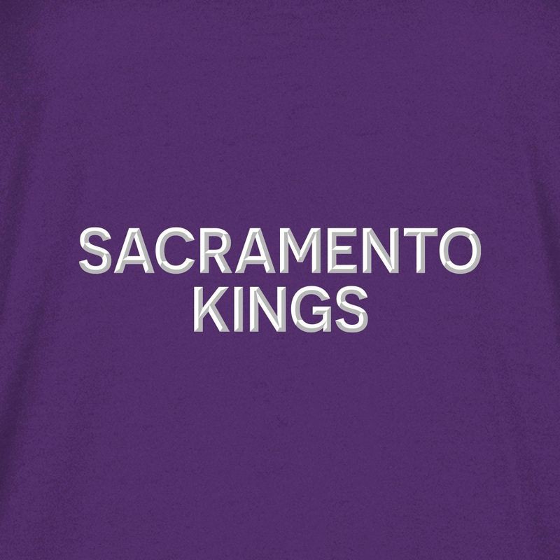 slide 4 of 4, NBA Sacramento Kings Women's Long Sleeve Hooded Sweatshirt - M, 1 ct