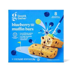 Blueberry Naturally Flavored Muffin Bars - 10.4oz/8ct - Good & Gather™