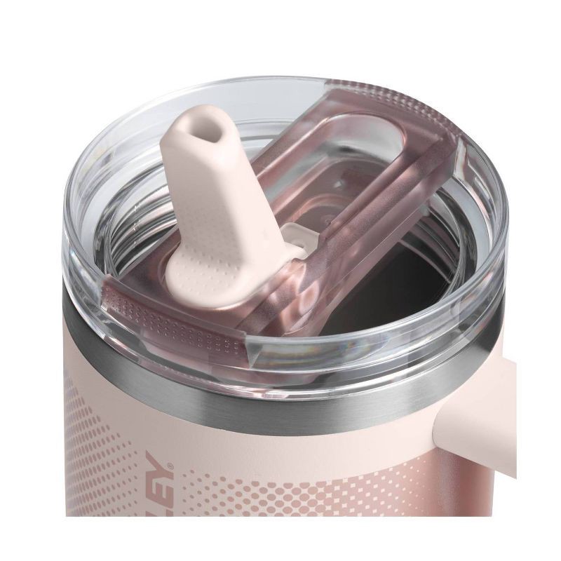 slide 3 of 3, Stanley 20 oz Stainless Steel Quencher ProTour Tumbler Rose Quartz Fade, 20 oz