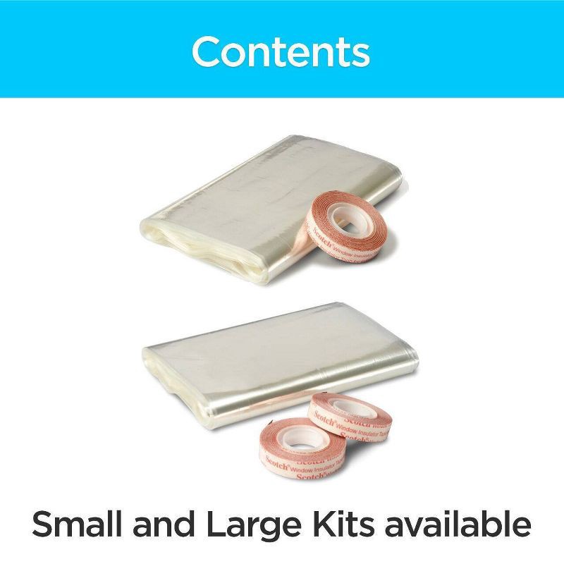 slide 5 of 10, 3M Company 3M Indoor Extra Large Window Insulator Kit, 1 ct