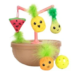 Catstages Hunt N' Wobble Fruit Bowl Cat Interactive Toy