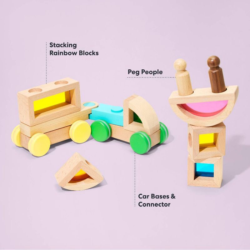 slide 3 of 11, KiwiCo Activity Play Center 18m+ - Rainbow Stack & Roll, 1 ct