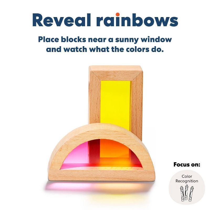 slide 6 of 11, KiwiCo Activity Play Center 18m+ - Rainbow Stack & Roll, 1 ct