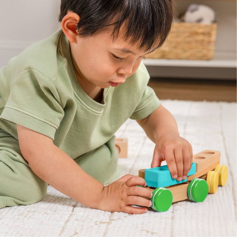 slide 10 of 11, KiwiCo Activity Play Center 18m+ - Rainbow Stack & Roll, 1 ct