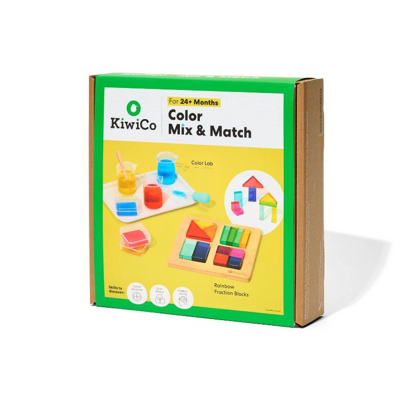 slide 13 of 13, KiwiCo Activity Play Center 24m+ - Color Mix & Match 23pc, 23 ct