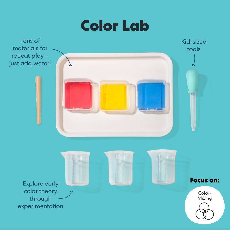 slide 5 of 13, KiwiCo Activity Play Center 24m+ - Color Mix & Match 23pc, 23 ct