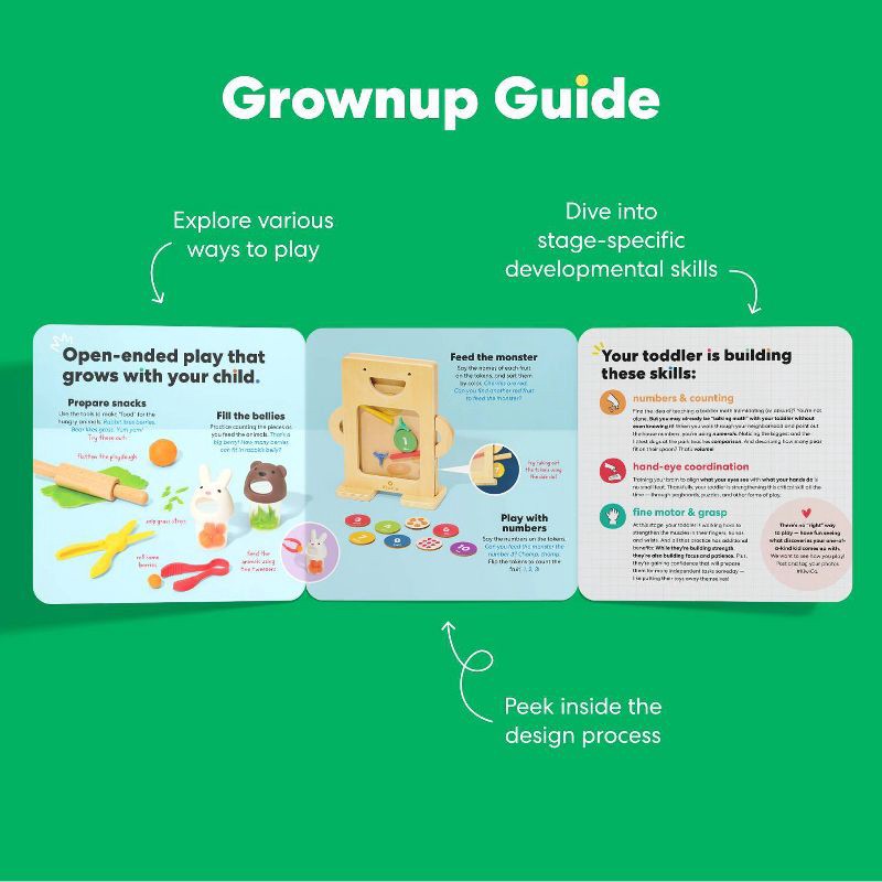 slide 9 of 10, KiwiCo Activity Play Center 24m+ - Number Play 18pc, 18 ct