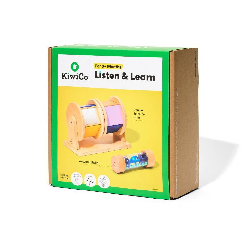 slide 10 of 10, KiwiCo Activity Play Center 3m+ - Listen & Learn 2pc, 2 ct