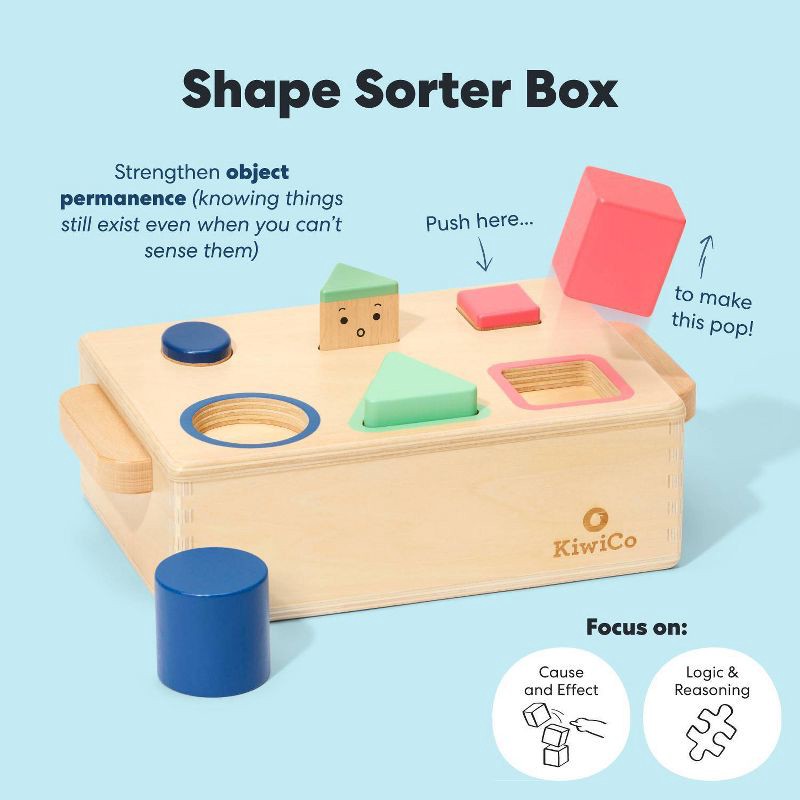 slide 5 of 11, KiwiCo Activity Play Center 12m+ - Shape & Sort 6pc, 6 ct