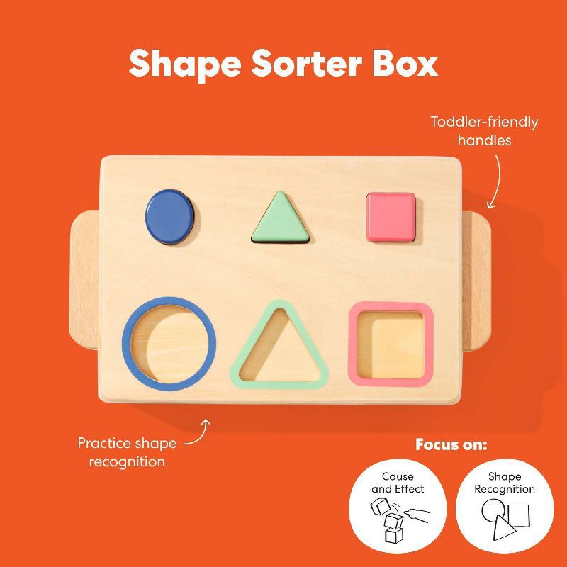 slide 6 of 11, KiwiCo Activity Play Center 12m+ - Shape & Sort 6pc, 6 ct