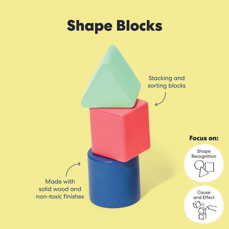 slide 7 of 11, KiwiCo Activity Play Center 12m+ - Shape & Sort 6pc, 6 ct