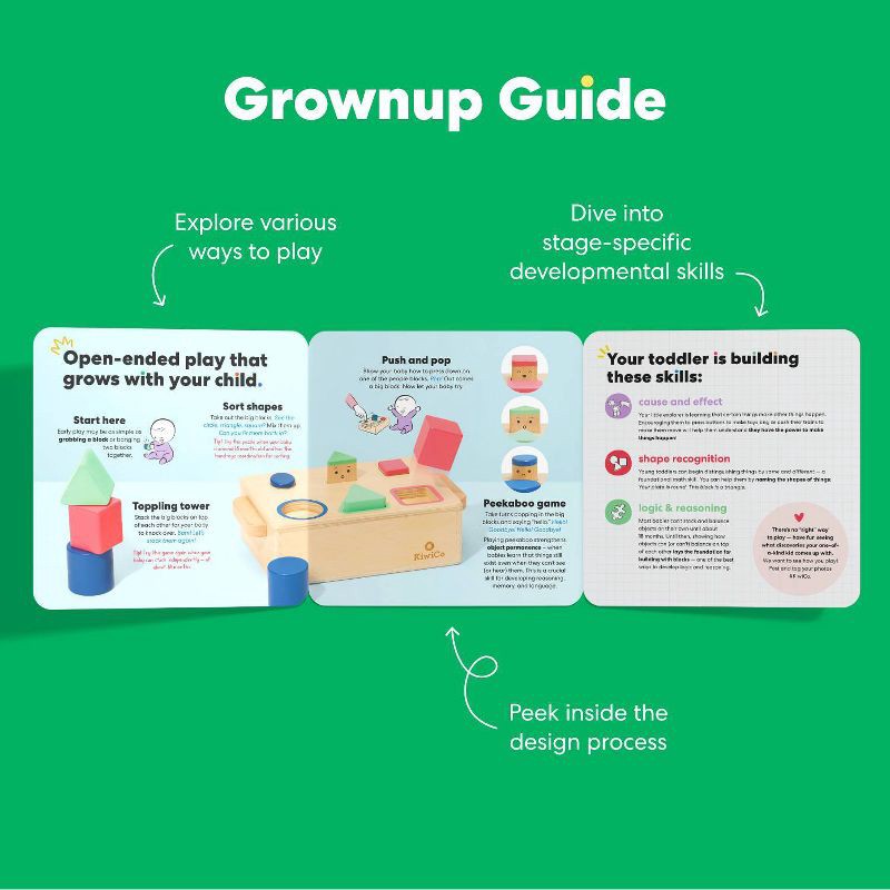 slide 9 of 11, KiwiCo Activity Play Center 12m+ - Shape & Sort 6pc, 6 ct