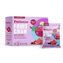 Patience Fruit & Co FruitCran Berry Melon Flavored Dried Cranberries - 3.75oz/5ct