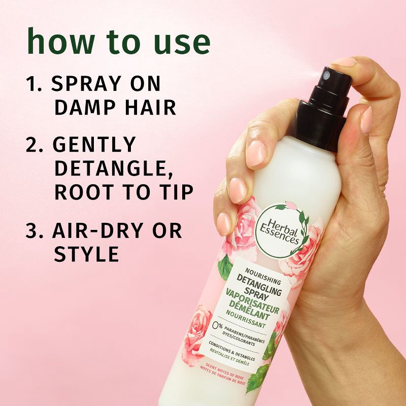 slide 7 of 10, Herbal Essences Nourishing Detangling Floral Leave-In Conditioner - 7 fl oz, 7 fl oz