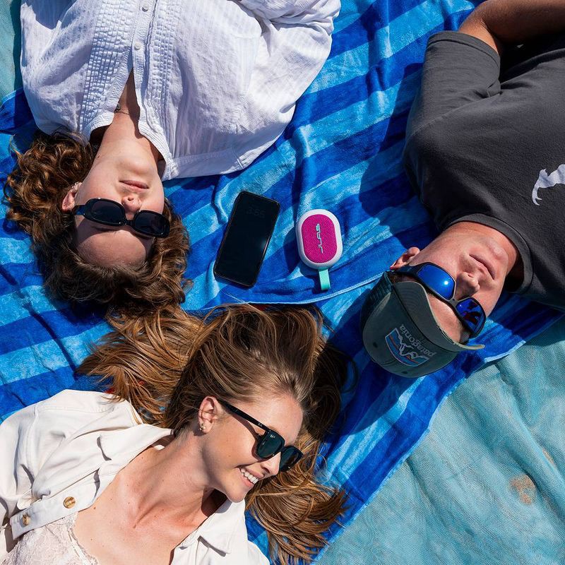 slide 6 of 9, JLab Pop Party Portable Speaker - Pink, 1 ct