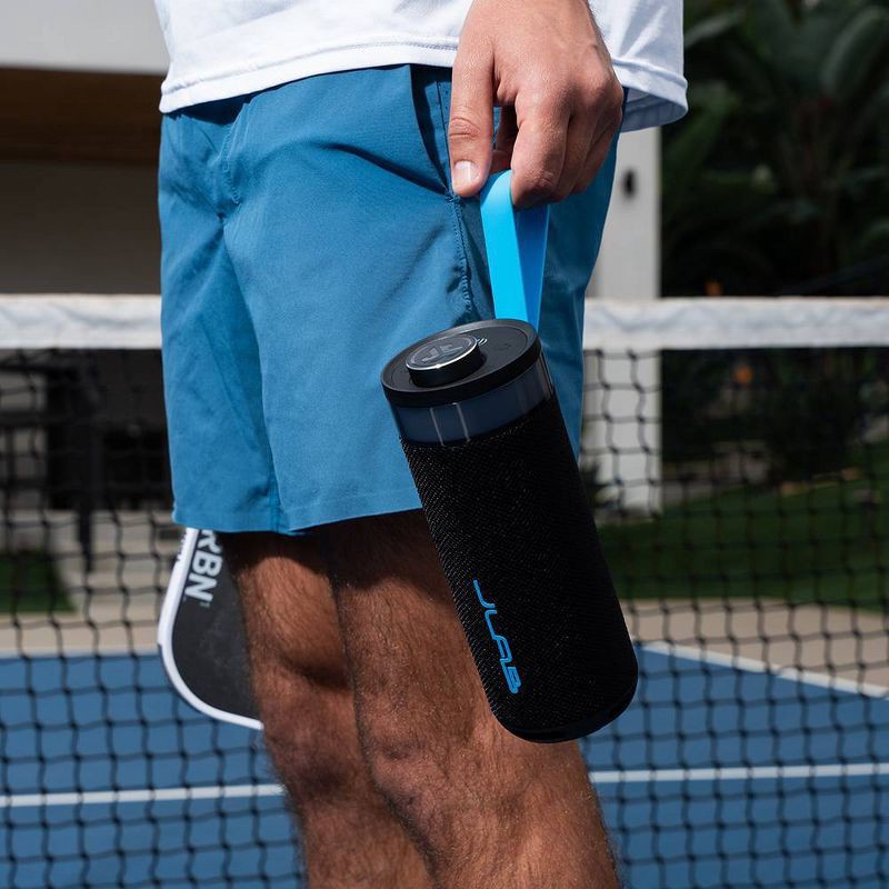 slide 9 of 9, JLab Go Party Portable Speaker - Black: Bluetooth, Waterproof, USB-C Charging, LED Light, 1 ct
