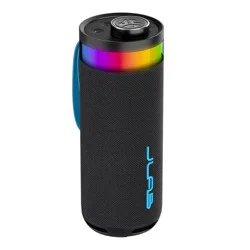 JLab Go Party Portable Speaker - Black: Bluetooth, Waterproof, USB-C Charging, LED Light