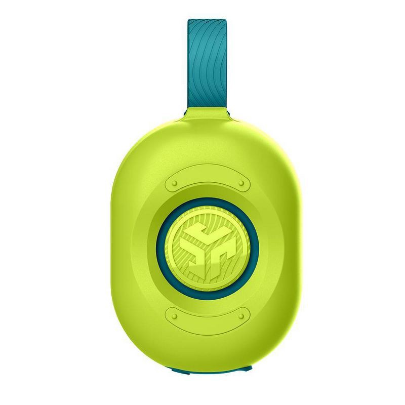 slide 3 of 9, JLab Pop Party Portable Speaker - Lime Green: Waterproof, USB-C, Bluetooth, LED Light, 1 ct