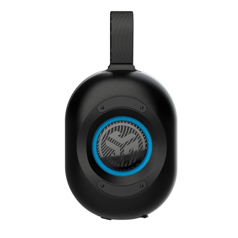 slide 3 of 6, JLab Pop Party Portable Speaker - Black: Bluetooth, Dual Pairing, LED Light, Waterproof, 1 ct