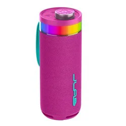 JLab Go Party Portable Speaker - Pink: Bluetooth, Waterproof, LED Light, USB-C Charging