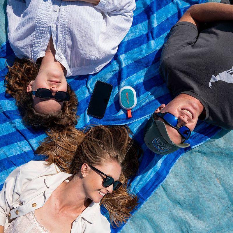 slide 6 of 8, JLab Pop Party Portable Speaker - Cyan, 1 ct