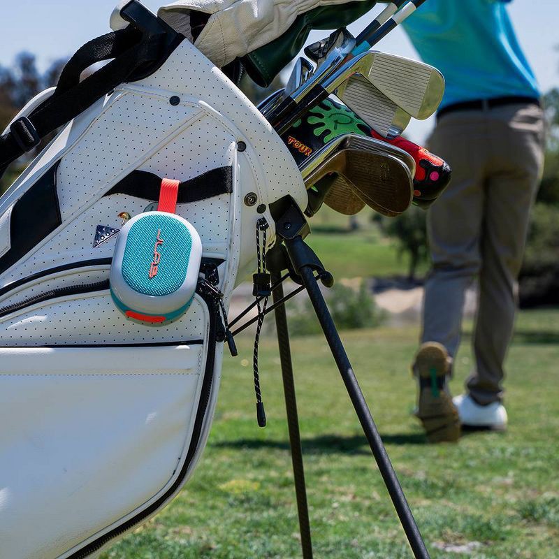 slide 7 of 8, JLab Pop Party Portable Speaker - Cyan, 1 ct