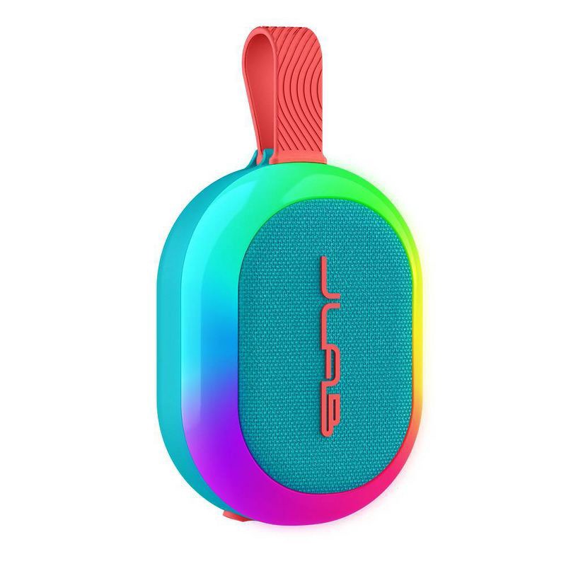 slide 1 of 8, JLab Pop Party Portable Speaker - Cyan, 1 ct