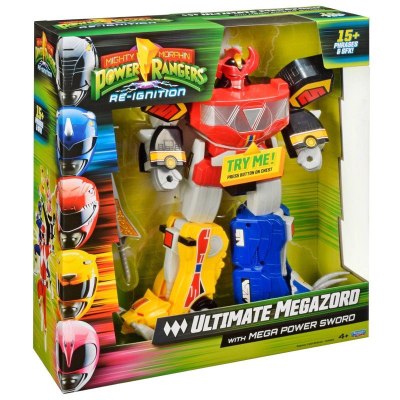 slide 9 of 9, Mighty Morphin Power Rangers: Re-Ignition - Ultimate Megazord Electronic Figure, 1 ct