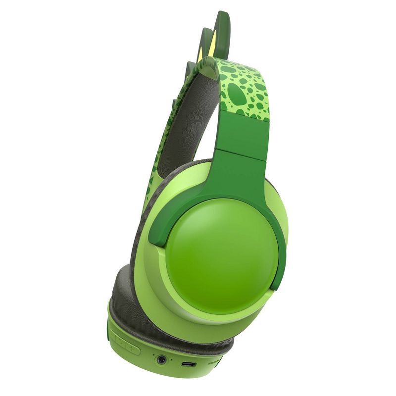 slide 4 of 4, ART+SOUND ART + SOUND LED Light Up Wireless Headphones - Dinosaur: Over-Ear, Built-In Mic, Foldable, 1 ct