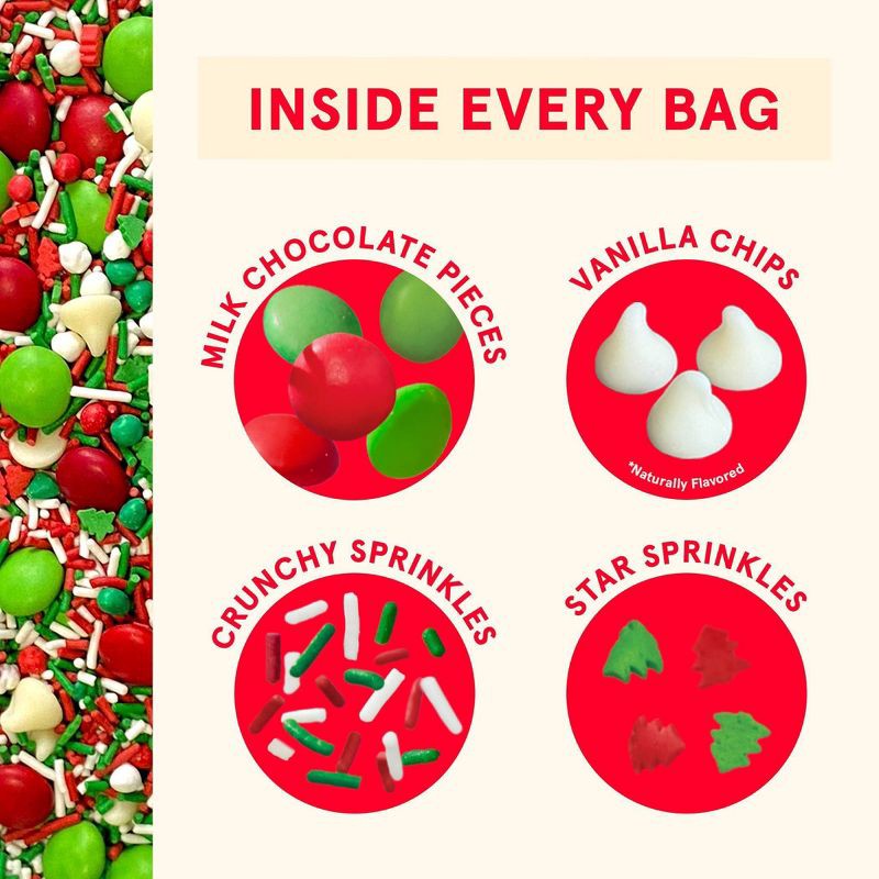 slide 3 of 8, Fancy Sprinkles Holiday Baking Confetti with Sprinkles and Chocolate Chips - 8oz, 8 oz