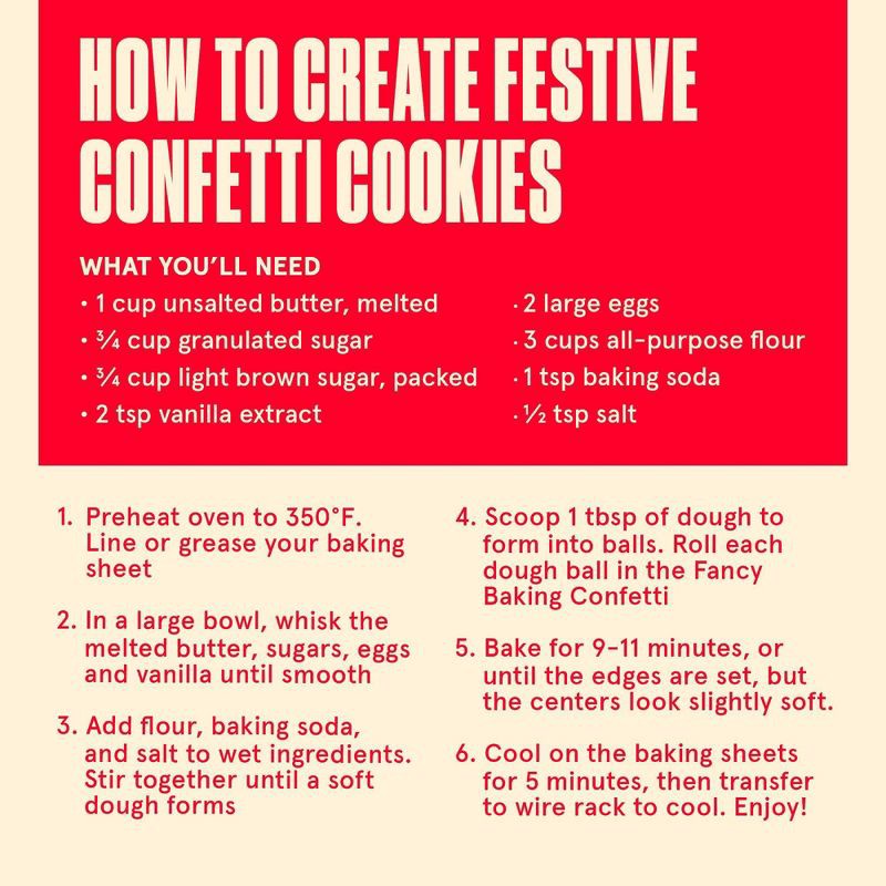 slide 5 of 8, Fancy Sprinkles Holiday Baking Confetti with Sprinkles and Chocolate Chips - 8oz, 8 oz