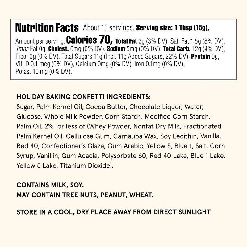 slide 6 of 8, Fancy Sprinkles Holiday Baking Confetti with Sprinkles and Chocolate Chips - 8oz, 8 oz