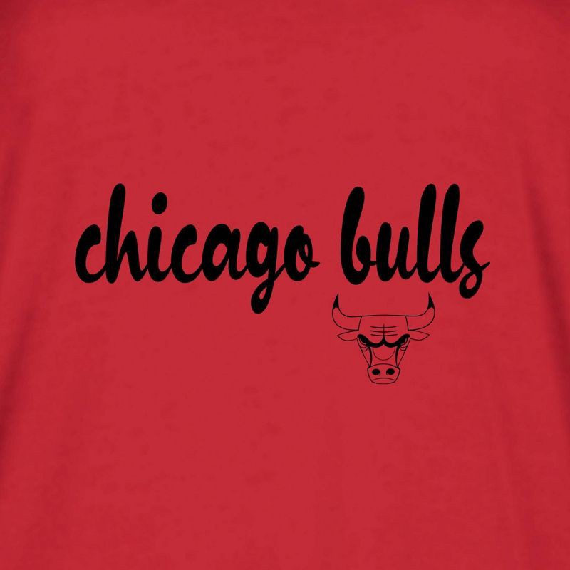 slide 1 of 4, NBA Chicago Bulls Women's Short Sleeve Crew T-Shirt - M, 1 ct