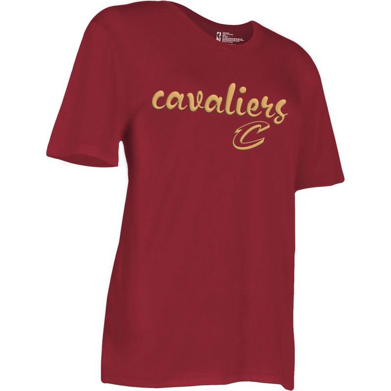 slide 3 of 4, NBA Cleveland Cavaliers Women's Short Sleeve Crew T-Shirt - S, 1 ct